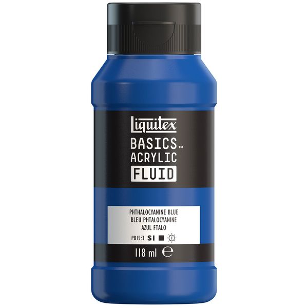 PHTHALOCYANINE BLUE 118ML LQX BASICS FLUID