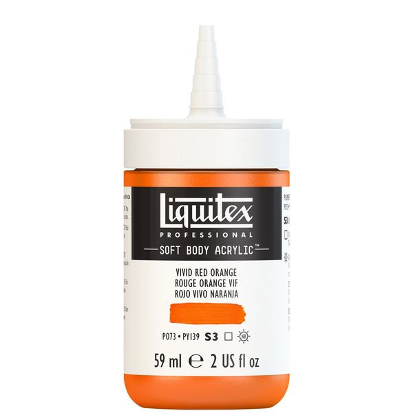 VIVID RED ORANGE 59ML LQX PRO SOFT BODY