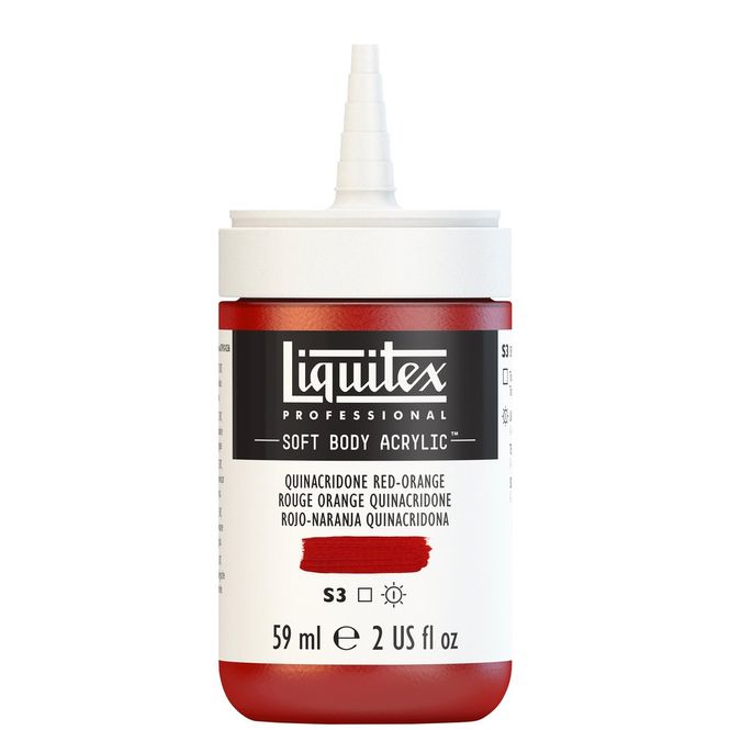 Hovedbilde QUINACRIDONE RED-ORANGE 59ML LQX PRO SOFT BODY