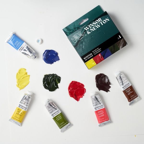W&N WINTON OIL COLOUR 5X37ML TUBES BOTANIC SET