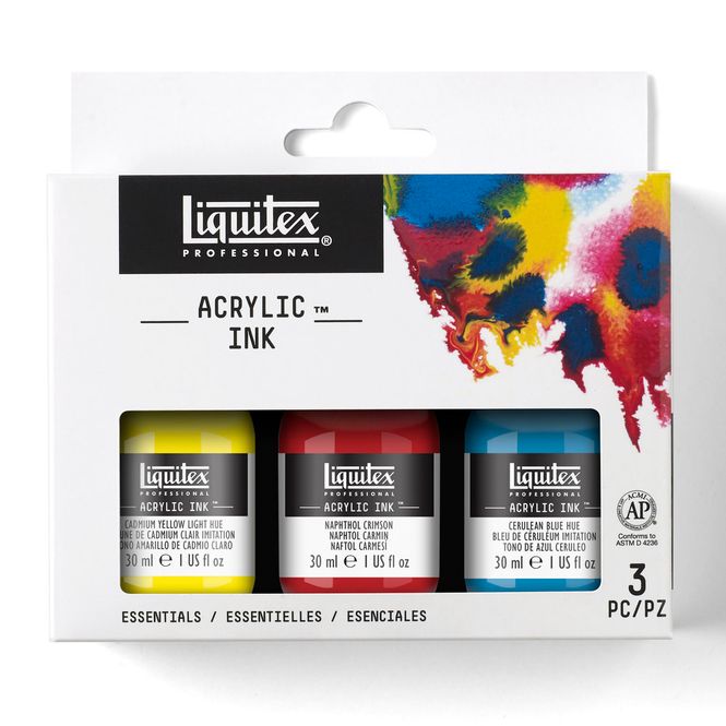 Hovedbilde LQX PRO ACRYLIC INK PACK OF 3COLOUR