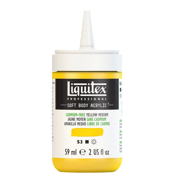 CADMIUM-FREE YELLOW MED. 59ML LQX PRO SOFT BODY