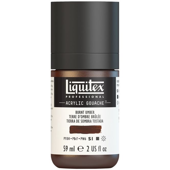 Hovedbilde BURNT UMBER 59ML LQX PRO ACRYLIC GOUACHE