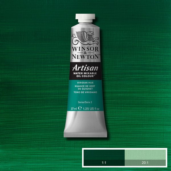 W&N ARTISAN WATER MOC 37ML TBE VIRIDIAN HUE