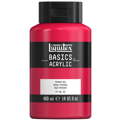 PRIMARY RED 400ML LQX BASICS
