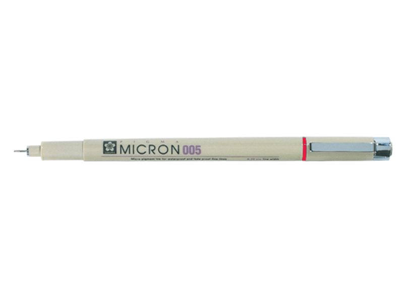 Sakura Pigma Micron 005 - 0,20mm - 19 Rød