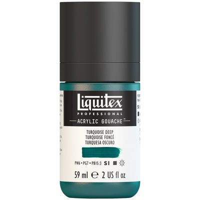 TURQUOISE DEEP 59ML LQX PRO ACRYLIC GOUACHE