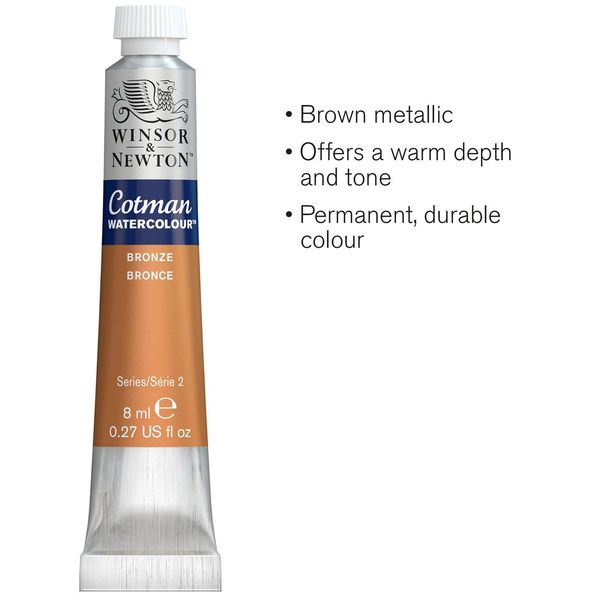 BRONZE 8ML TUBE W&N COTMAN