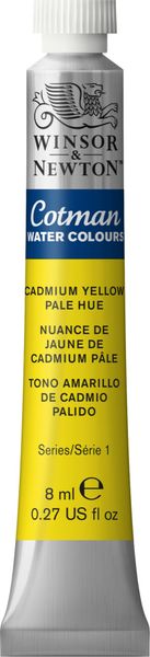 CADMIUM YELLOW PALE HUE 8ML TUBE W&N COTMAN