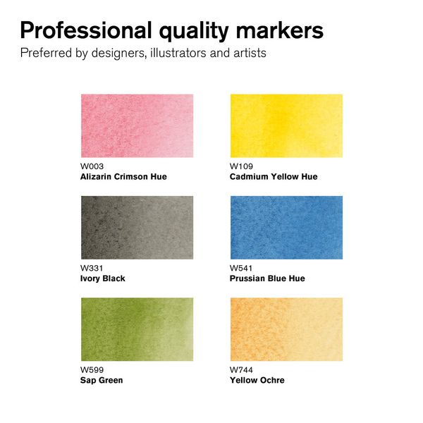 W&N WATERCOLOUR MARKER 6