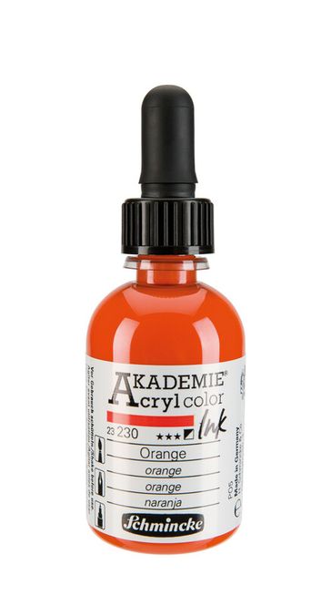 Hovedbilde Schmincke Akademie 50ml. ink orange