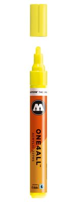 Acrylic marker One4All 227HS 4mm #220 neon yellow fluorescent
