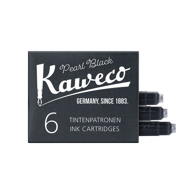 Hovedbilde Kaweco Blekkpatron 6 stk. Pearl Black