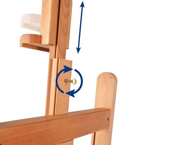 Mabef Atelierstaffeli M/09 – Basic studio easel w/tray