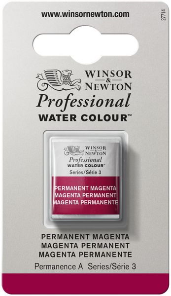 PERMANENT MAGENTA HALV PAN W&N pwc