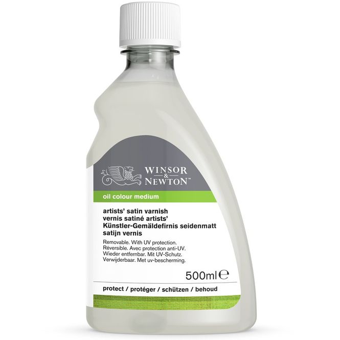 Hovedbilde W&N ARTISTS' OIL ADDITIVE 500ML BTL SATIN VARNISH ...