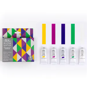 Hovedbilde W&N DESIGNERS GOUACHE BRILLIANT SET 5X14ML TUBES