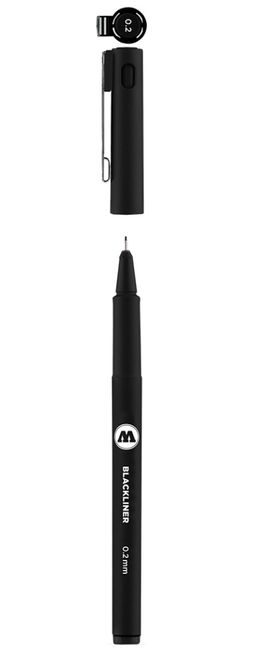 Hovedbilde Blackliner 0,2mm black