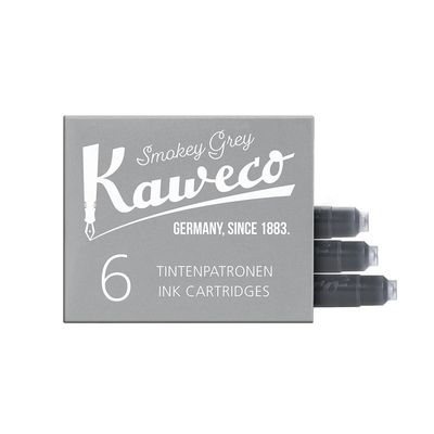 Kaweco Blekkpatron 6 stk. Smokey Grey