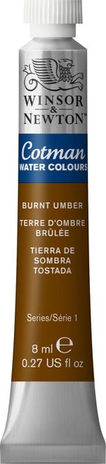 Hovedbilde BURNT UMBER 8ML TUBE W&N COTMAN