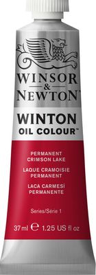 PERMANENT CRIMSON LAKE W&N WINTON OIL 37ML TUBE