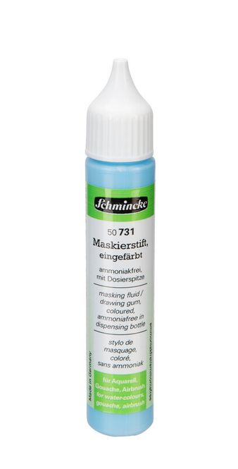 Hovedbilde masking fluid / drawing gum, coloured