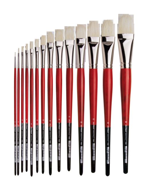 Hovedbilde MAESTRO2 serie 7423 filbert pensel