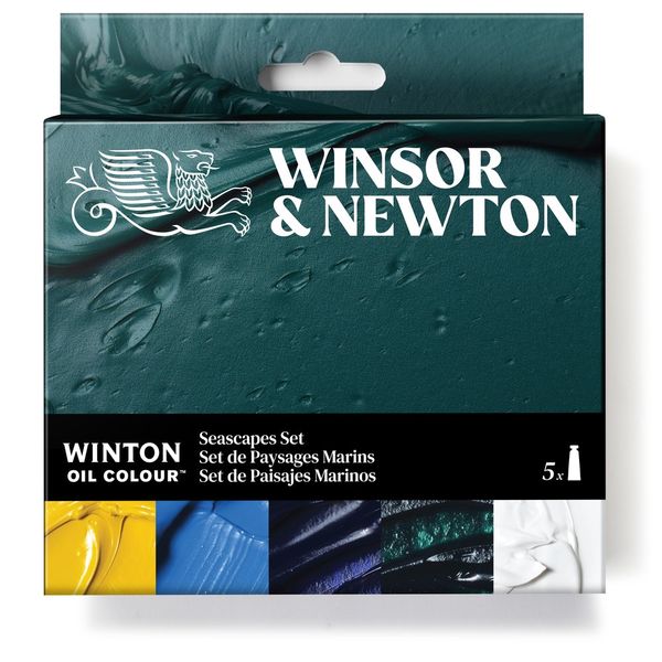 W&N WINTON OIL COLOUR 5X37ML TUBES SEASCAPES SET