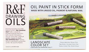 Hovedbilde R&F - Drawing OIl 12ml Landscape Color Set with 6 ...
