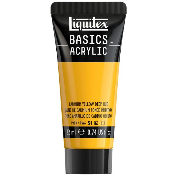 CADMIUM YELLOW DEEP HUE 22ML LQX BASICS