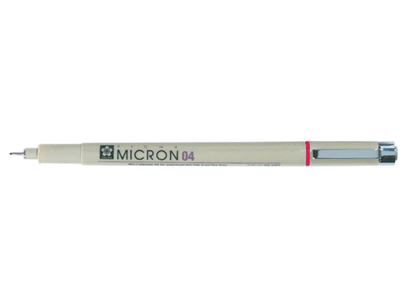 Sakura Pigma Micron 04 - 0,40mm - 19 Rød