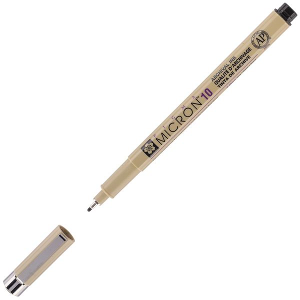 Sakura Pigma Micron 10 – 0,60mm – 49 Sort