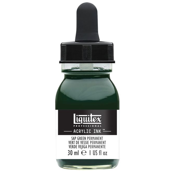 Hovedbilde SAP GREEN PERMERNANT 30ML LQX PRO ACRYLIC INK