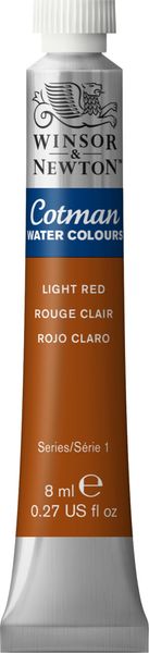 LIGHT RED 8ML TUBE W&N COTMAN
