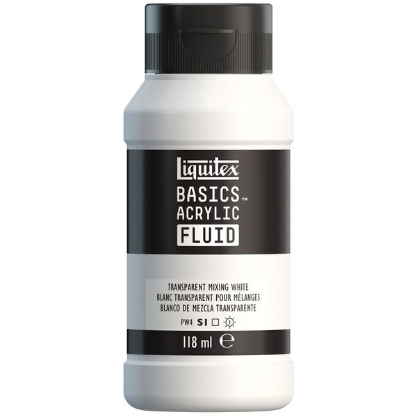 TRANSPARENT MIXING WHITE 118ML LQX BASICS FLUID