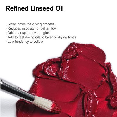 W&N OIL ADDITIVE 250ML BTL LINSEED OIL REFINED V3