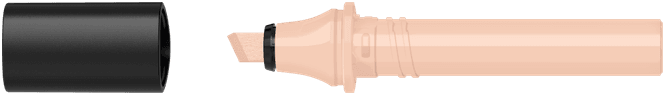 Hovedbilde Sketcher Cartridge chisel apricot light