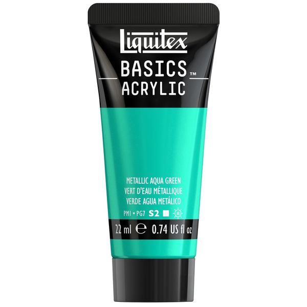 METALLIC AQUA GREEN 22ML LQX BASICS
