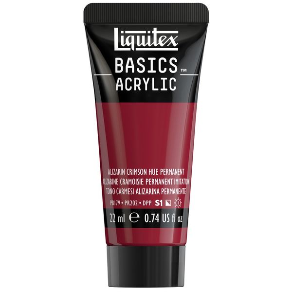ALIZARIN CRIMSON PERMANENT HUE 22ML LQX BASICS