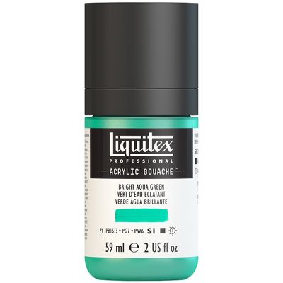 BRIGHT AQUA GREEN 59ML LQX PRO ACRYLIC GOUACHE