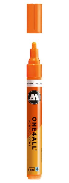 Acrylic marker One4All 227HS 4mm #218 neon orange fluorescent