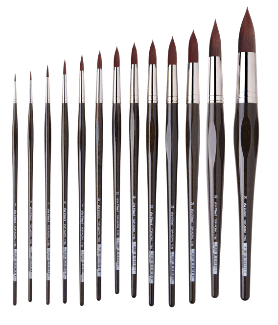 Hovedbilde TOP-ACRYL Serie 7785 Rund Pensel Syntetisk
