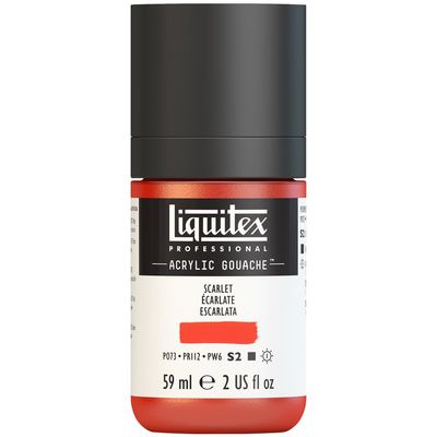 SCARLET 59ML LQX PRO ACRYLIC GOUACHE